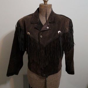 M. Julian Fringe Western Leather Jacket